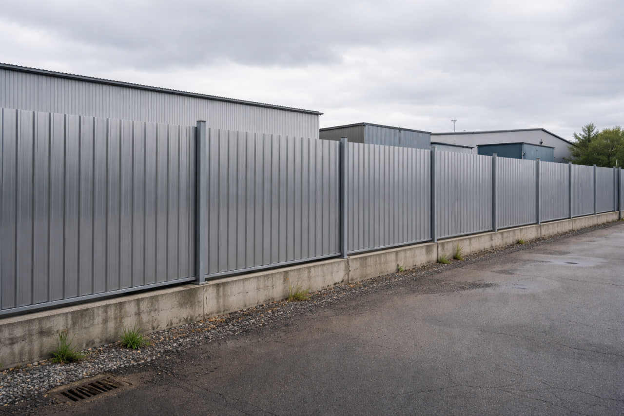 Ограждение склада